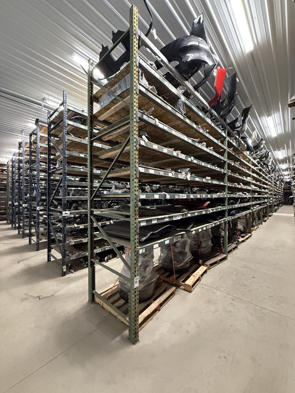 Inside the Wolf Auto Parts facility in Waverly, MN