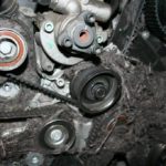 Shredded Audi timing belt